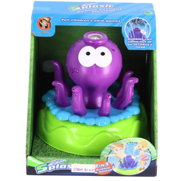 De Grote Speelgoedwinkel Watersproeier Octopus Met Bellenblaas Deluxe Hot