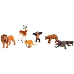 De Grote Speelgoedwinkel Wilde Dieren Set 6 Delig Sale