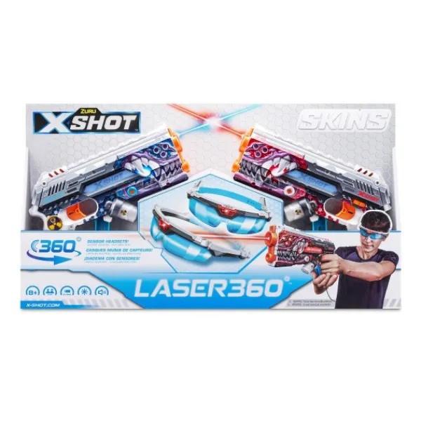 Zuru X-shot Skins Laser 360 2 Pack Hot