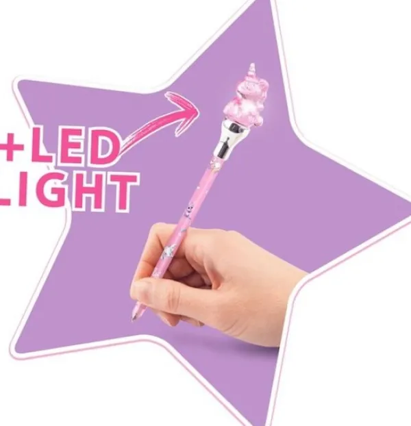 Depesche Ylvi Pen Met Eenhoorn Topper En Led Licht Fashion
